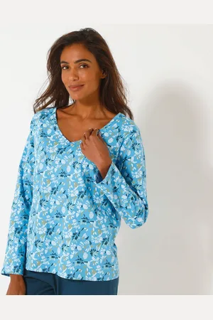 BLANCHEPORTE Haut De Pyjama Manches Longues Imprimé Fleuri