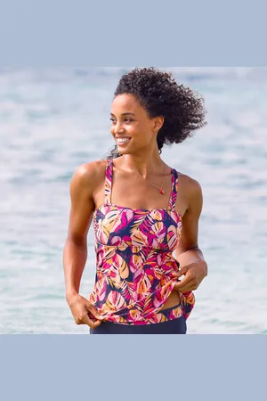 BLANCHEPORTE Haut De Tankini Adapté Post-opératoire Imprimé Baracoa