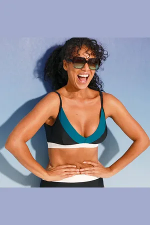 BLANCHEPORTE Haut De Maillot De Bain Colorblock - Coques Fixes