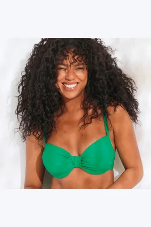 BLANCHEPORTE Soutien-gorge De Bain Drapé Uni Solaro, Avec Armatures