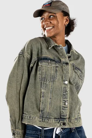 Empyre Trucker Veste en jeans vert