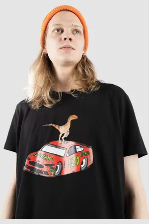 ICECREAM 420 Dinosour Racing Logo T-Shirt noir
