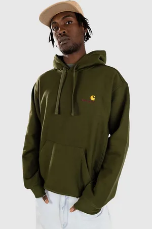 Carhartt American Script Sweat à capuche vert
