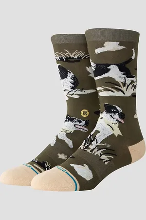 Stance Ishod Crew Socks vert