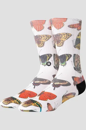 Stance Flutterby Crew Chaussettes à motifs