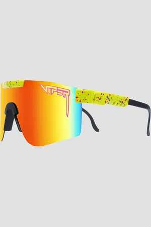 Pit Viper The Originals Double Wide Polarized 1993 Lunettes de soleil jaune