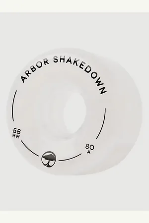 Arbor Shakedown 80a 58mm Wheels blanc