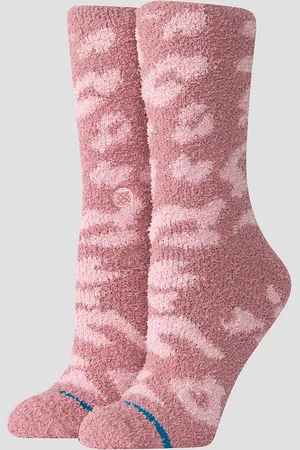 Stance Purrfect Crew Chaussettes rose