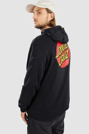 Santa Cruz Classic Dot Chest Sweat à capuche noir