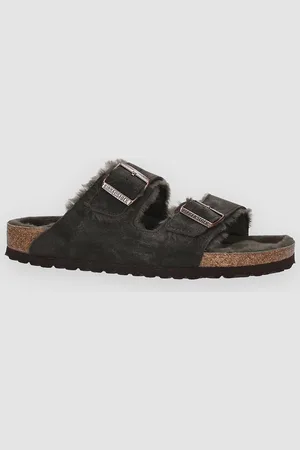 Birkenstock Arizona Shearling Sandales marron