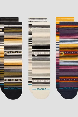 Stance Curren 3 Pack Chaussettes à motifs