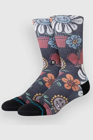Stance Planted Crew Chaussettes à motifs