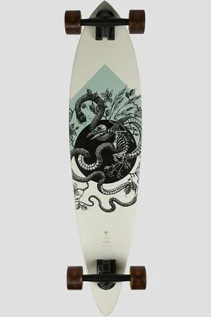Arbor Bamboo Fish 37" Longboard complet à motifs