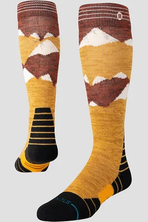 Stance Windy Peaks Mid Wool Snow Chaussettes techniques jaune