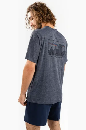 Patagonia Cap Cool Daily Graphic Lycra bleu