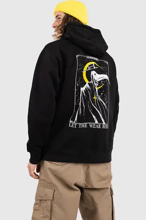 Any Means Necessary Let The Weak Burn Sweat à capuche noir