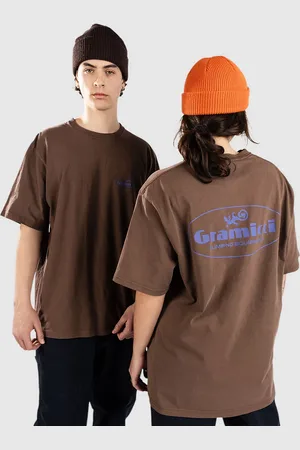 Gramicci Climbing Equipment T-Shirt marron