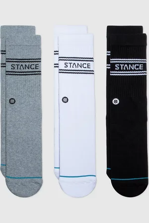 Stance Basic 3 Pack Crew Socks à motifs