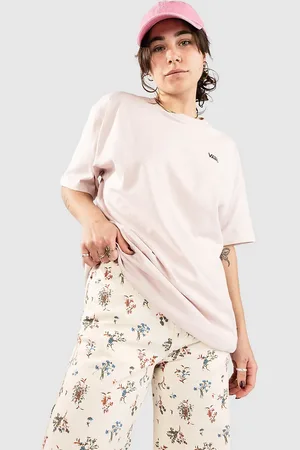 Vans Left Chest Logo T-Shirt rose