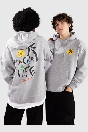 Macba Life Palm Sweat à capuche gris