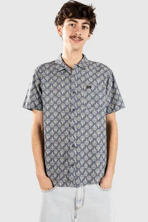 RVCA Vacationist Chemise bleu