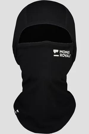 MONS ROYALE Merino Santa Rosa Passe-montagne noir