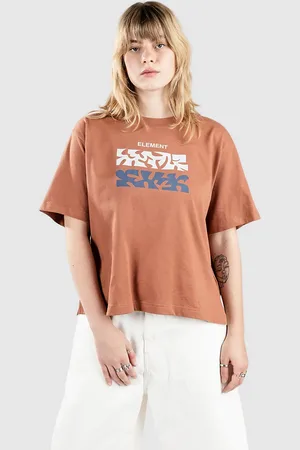 Element Texture T-Shirt marron