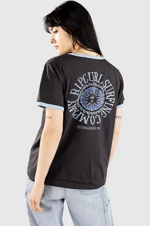 Rip Curl San Carlos Ringer T-Shirt noir
