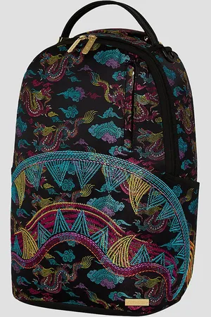 Sprayground Embroidered Dragons Dlx Sac à dos à motifs
