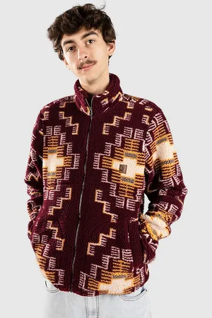 Brixton 25Arctic Mock Neck Fleece Veste polaire à motifs