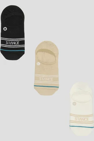 Stance Basic 3 Pack No Show Socks à motifs