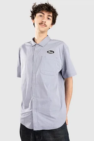 Brixton Builders Auto Chemise bleu