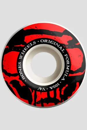 Bones Mummy Skulls 100A V4 Wide 53mm Roues blanc