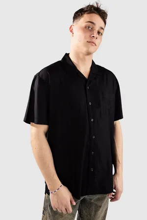 Brixton Bunker Camp Collar Chemise noir