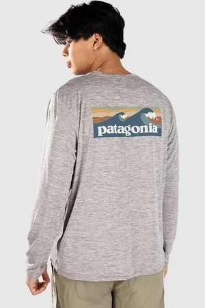 Patagonia Cap Cool Daily Graphic Longsleeve Lycra bleu