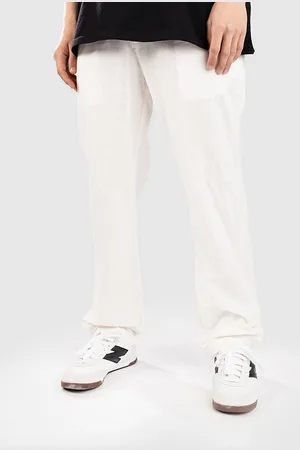 Anerkjendt Akjan Cot/Linen Ela Pantalon blanc