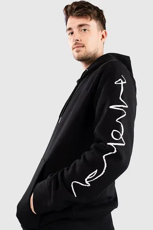 Poetic Collective Crayon Arm Sweat à capuche zippé noir