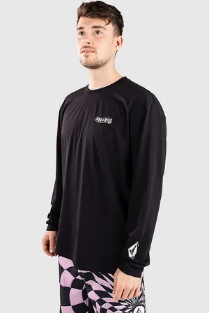 Volcom Pistol Surf Lst Longsleeve Rash Guard noir