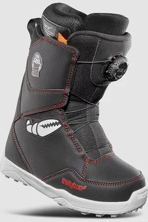 Thirtytwo Lashed BOA Crab Grab 2025 Kids Boots de snowboard noir