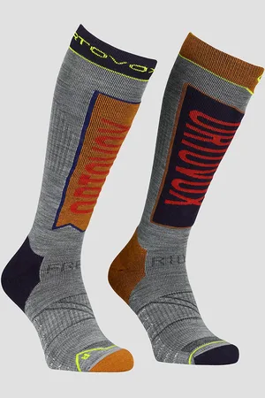 ORTOVOX Free Ride Long Chaussettes techniques orange