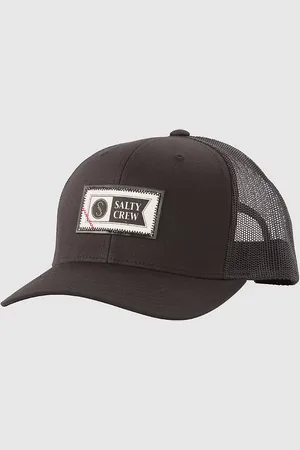 Salty Crew Topstitch Retro Trucker Casquette noir