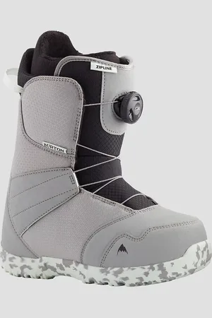 Burton Zipline Boa 2024 Kids Kids Boots de snowboard gris