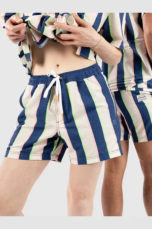 PARTY PANTS Sundays Stripe 2N1 Boardshort marron
