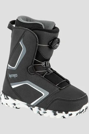 Nitro Droid BOA 2023 Kids Boots de snowboard noir
