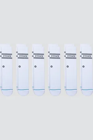 Stance Basic Crew 6 Pack Socks blanc