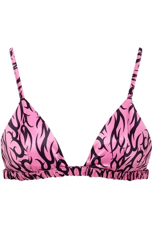 BlueBella BB x Ashley Williams Soutien-Gorge Sans Armature en Satin De Luxe Imprimé Tatouage
