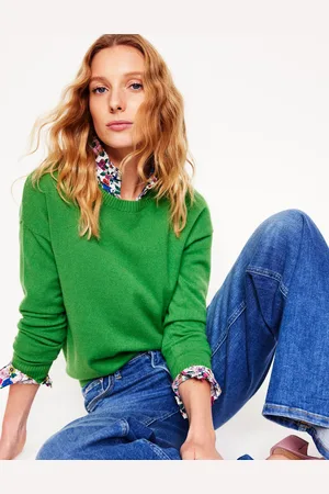 Boden Pull Lydia en cachemire-Vert paradis