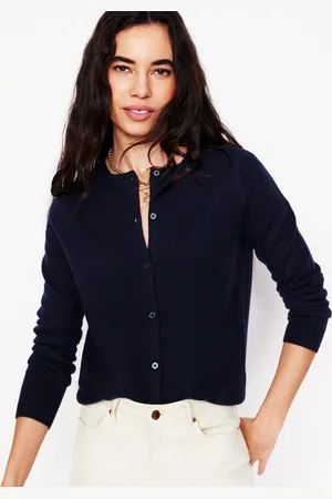 Boden Cardigan Eva en cachemire-Bleu marine