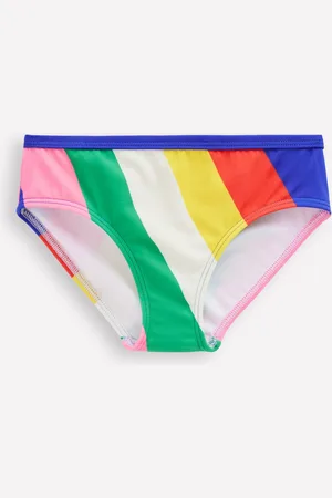 Boden Bas de bikini à motif-Tourbillon arc-en-ciel multi