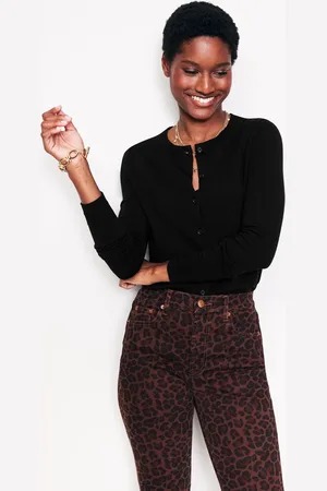 Boden Cardigan Catriona en coton-Noir
